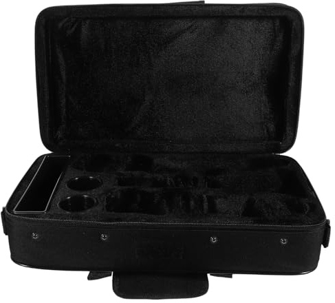 DECHOUS Estuche para Clarinete Acolchado Negro de Tela Oxford Resistente, Bolsa Portátil para Músicos en Viajes y Transporte Seguro al Aire Libre