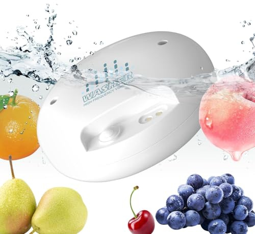 Machine à laver – Tamis de lavage étanche, nettoyeur à ultrasons, pour le plan de travail de cuisine, pour laver et laver les laitues, le riz, les pommes de terre et les fraises