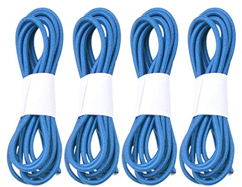 NUOBESTY Travel Notebook 4 Rolls 100cm Elastic Cord 1.5mm Travelers Elastic Bands Bracelet String Rubber Rope Travelers Notebook Bands Repair Kit Blue Black Elastic Belt