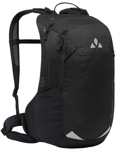 VAUDE Trailvent 10 – Mochila para bicicleta de montaña de 10 l, ligera mochila de montaña con respaldo de malla transpirable, compartimento para sistema de hidratación y elementos reflectantes, ideal