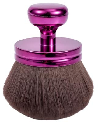 Extra Large Self Tanning Brush, Wide Head Body Makeup blending Brush Oval Self Tan Back Applicator Sunscreen Applicator for Sunscreen Foundation Back Leg Arm Face Body (Purple)
