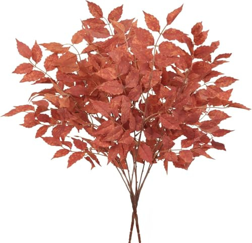 HUAESIN 2PCS Hojas Eucalipto Artificiales de Otoño 59cm Ramo Eucalipto Artificial de Seda Falsa Decoraciones Arreglos Florales de Otoño para Decoración de Fiesta de Boda