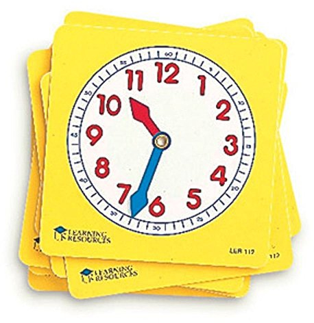 Learning Resources Zifferblätter für Schüler (Set mit 10 Stück)