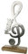 GILDE Alu Notenschlüssel Musik 5x15x29cm