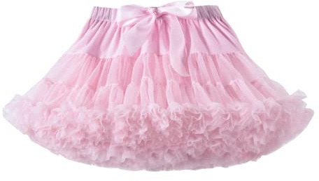 Alunsito Tutu per Le Ragazze del Bambino Tutu Gonne Tutu di Balletto Dress Up Tutu Bambini Party Tutu per Vestire la Festa di Compleanno Rosa M 5-7 Anni