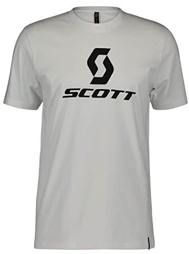 Scott casual Camiseta MS Icon SS, Blanco, L para Hombre