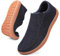 Linenghs Chaussures de Marche pour Hommes Larges Chaussures à Pied Larges de Chaussures lefu à Pied Chaussures de Fitness Hors Route Bleu Dunkel EU 45