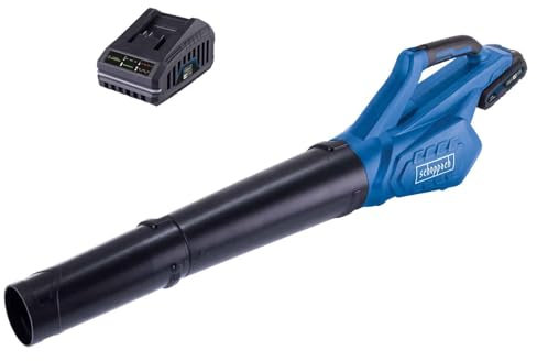 Scheppach Akku-Laubbläser C-BL700-X 20V axiales Laubgebläse | Luftleistung 516 m³/h | Luftgeschwindigkeit 155 km/h | 20V-IXES-Serie | mit 2Ah Akku & Ladegerät