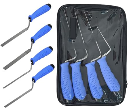 Paleta de albañilería, juego de 4 paletas de precisión para mortero, hormigón, yeso, estuco