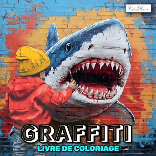 Graffiti Livre De Coloriage: Univers du Street Art à Explorer, Fresques Urbaines à Colorier, Murales Créatives, Évasion et Détente