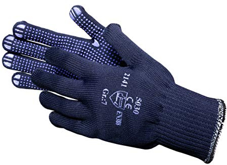JAH guantes de algodón de doble capa – protección extra y confort para personas alérgicas, embalaje y manipulación
