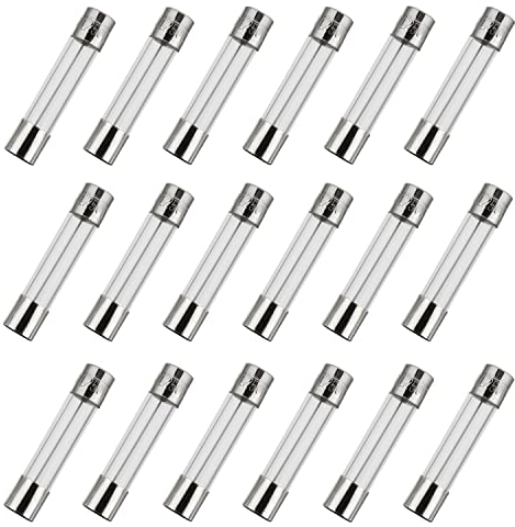 BOJACK 6x30 mm 15 A 250 V 0,24 x 1,18 Zoll F15AL250V 15 Ampere 250 Volt Fast-Blow Glas sicherungen (Packung mit 18 Stück)