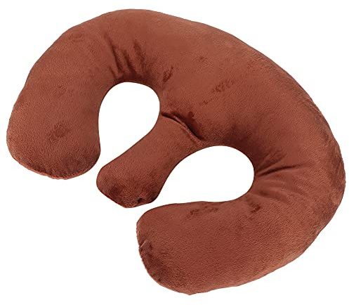 Massage Breast Pillow, Beauty Salon Spa Chest Support Pillow, Soft Cushion Face Massage (Dark Brown)