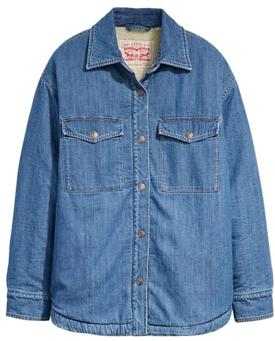 Levi's Chaqueta Edie Packable para mujer, HIP TO BE SQUARE 3, XS