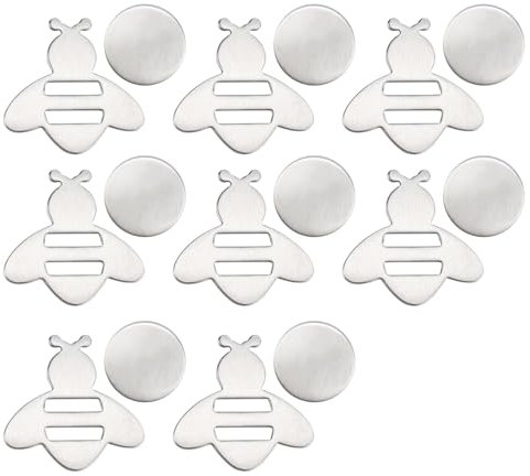 CHSEROK Pesi per Tende da Esterno, 8 Pezzi Pesi per Tende, Ferma tovaglia da Esterno in Acciaio Inossidabile, adsorbimento Magnetico, Adatto per Fissare tovaglie e Tende