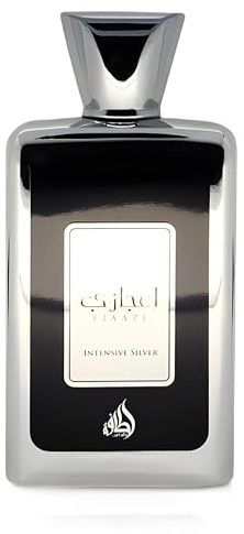 Lattafa Ejaazi Intensiv Silver, Profumo Unisex, Eau de Parfum, 100 ml