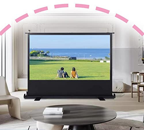 XFAK 60 Pulgadas Pantalla para Proyector Enrollable Proyección De Pantalla De Tablero Móvil Pantalla De Película Cortina De Proyección Retráctil (Size : 60in-4:3)