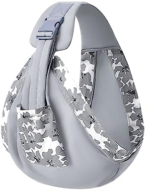 LICHENGTAI Sling Babytrage, Wrap Babytrage, Ring Sling Tragetuch Einstellbar Babytragen Babytragetücher Baby Kinderbetreuung Babybauchtrage für Neugeborene Kleinkinder bis 20 KG