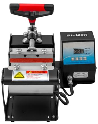 PixMax - Pressa a Caldo per Tazze di Diversa Grandezza per Sublimazione e Personalizzazione