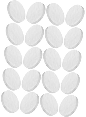 MOBUTOFU 20pcs Ceramic Wool Core Fire Pit Wool Wick Tabletop Fire Bowl Wick for Tabletop Fireplace Fuel Core Extend Burning