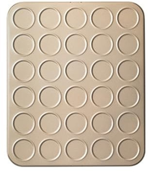 Teglie professionali per macaron e biscotti, elegante teglia antiaderente per macaron, teglia unica per biscotti fatti a mano