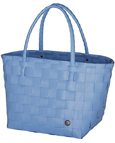 Handed By Handgewebt Paris shopper Tasche, Blau (Blau (Dusk Blue)), 27 x 31 x 24 cm