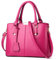 FiveloveTwo Womens Satchel Handbag Tote Purse Top Handle Shoulder Bags and Purse rose