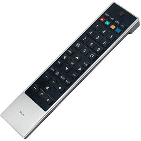 VINABTY Remote Control RC-3910 30065804 Replaced for Toshiba Freeview Digital LCD TV 22B2LF1G 32BV701B 40BV700G 32BV702B 46BL702B 19BL502B 32BV500B 32BV504B 40BL702B 40BV705B