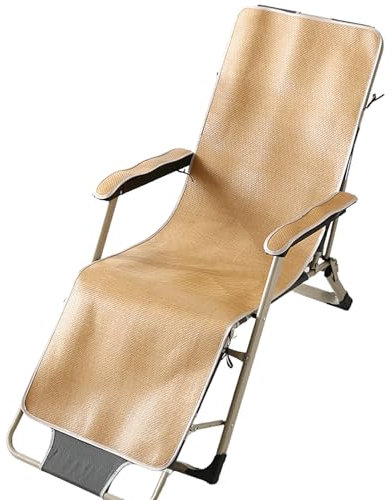 Cojín impermeable para tumbona de jardín, sillón reclinable, cómodo reposabrazos de verano, fresco y relajante, ideal para relajación y comodidad al aire libre