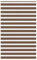 vidaXL Zebrarollo Braun 150x230 cm Stoffbreite 145,9 cm Polyester, Zebra-Rollo, Doppelrollo, Zebra-Jalousie für Fenster, Doppelrollo, Zebra-Rollo