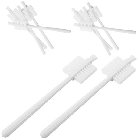 Alipis 10pcs Small Cleaning Brush for Nut Milk Maker Blender Brush Soy Milk Maker Reusable Soft Nylon Bristles Cup Scrubber for Bottle and Pot