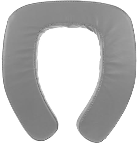HAMPPLIES Elevador de Asiento de Inodoro Espuma Pu Acolchado y Resistente al Agua Cómodo para Personas Mayores Baño y Uso Doméstico
