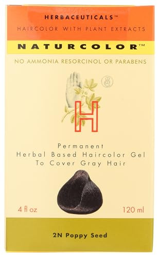 naturcolor Haircolor - Poppy Seed Hair Dye, 4 Fl Oz (2N)