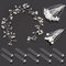 30 Stk Kristallblume Haarnadel und 1 Perlkristall Stirnband Brautblumenkristall Strass U-förmige Haarnadeln Hochzeit Haarschmuck Pearl Flower Haarnadeln Zubehör Alltagskleidung Frauen Mädchen