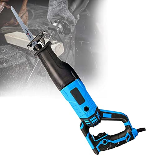 220V Cordless reciprocating saw,Electric foxtail reciprocating saw,4 Saw Blades Wood/Metal/PVC Pile Cutting Electric Saw,1050w