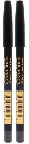 Max Factor Kohl Eye Pencil, 5 Charcoal Grey (Pack of 2)