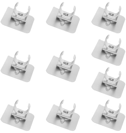 Confezione Da 10 Fascette Per Tubi Supporti In PVC Clip Supporto Fissaggio Cablaggio Elettrico Progetti E Ristrutturazioni Domestiche Ristrutturazioni Domestiche Supporti Tubi