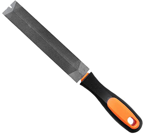 Orton Lima de sierra de podar de 6 pulgadas T12 de acero de dientes finos para carpintería, herramienta de mano con mango