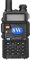 BAOFENG BF UV-5R 8-Watt Dual Band Two-Way Radio (144MHz-146MHz VHF & 430MHz-440MHz UHF) Includes Full Kit, Black