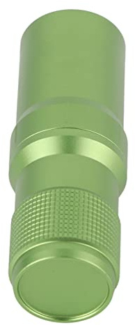 Saluaqui Vattentät Aluminiumnyckelkapselrör för små Essentiella Förvaring - Kompakt -tätningsflaska för Piller, Vitaminer, Pengar Lätt 9,3 Cm X 3 Cm, Svart