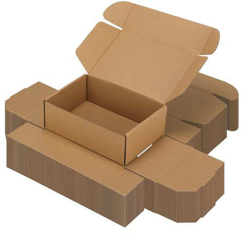 Serwrsw 9x6x3 inch Shipping Boxes Set of 30 Brown, Inner Size 8.6x5.6x2.6 inch Cardboard Box Mailers for Small Business Packaging Mailing or Gift Wrapping Giving