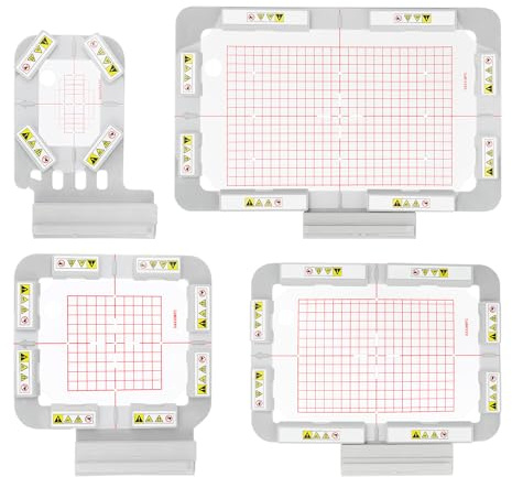 MagnaHoop Magnetisk ring med stångmagneter för Brother Innovis NQ1700E NQ1600E NQ1400E NQ3600D VE2200 4000D 1500D V7 V5 VM5200, metallmagnetisk broderiram (4-i-1-BMK)