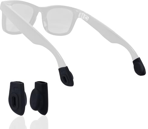 Fukaisu 2pz Ferma Occhiali, Compatibili con Meta/Skyler/Headliner Supporti Elastici Antiscivolo in Silicone per Occhiali Adatti Intelligenti di Seconda Generazione