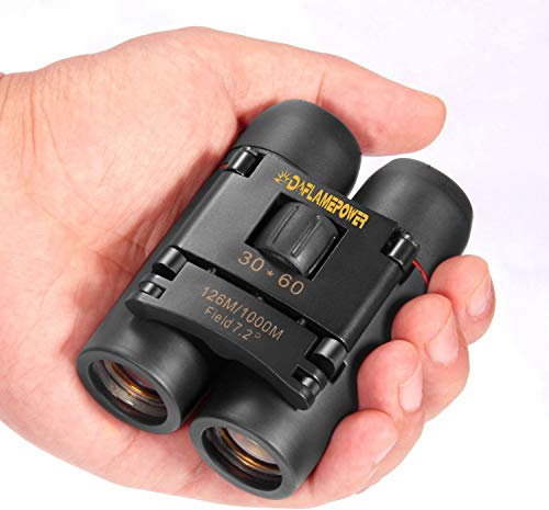 DFlamepower Mini Binoculars 30x60 Compact Folding Telescope with Waterproof for Adults/Birdwatching/Travelling/Sightseeing/Hunting/Outdoor birding