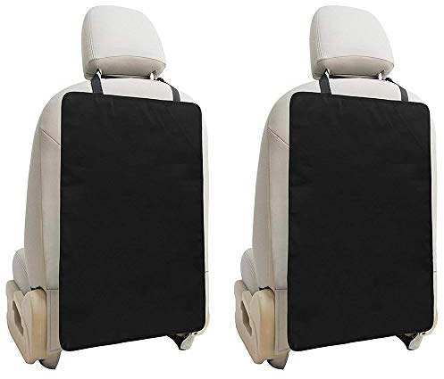 Amasawa Protezione per seggiolino auto offre protezioni spesse per seggiolini auto per bambini e neonati, resistente cover protettiva protegge interni auto in tessuto Oxford da Damage (nero, 2 pezzi)