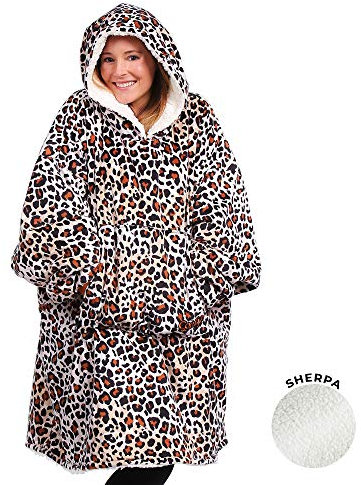 THE COMFY ORIGINAL | Oversized Microfiber & Sherpa Wearable Blanket, Seen On Shark Tank One Size Fits All