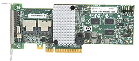 RAID Controller Card with LSI SAS2108 Chip, 8x Internal Ports, Mini - SAS SFF - 8087, Support RAID 0/1 / 5/6 - Ideal for Data Centers and Enterprise Environments