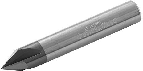 1PC Tungsten Steel Chamfering Milling Cutter Endmill 60 90 120 Degree Coated 3 Flute Milling Tools Carbide Chamfer End Mills(D12xR60x75L)