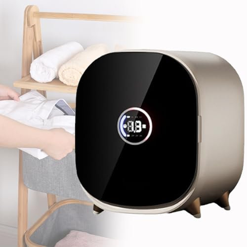 Spdazzleburst Asciugatrice a condensazione Piccola, asciugatrice a sfiato, capacità 0,8 kg, per Uso su bancone o a Parete, compatta, Mini asciugatrice centrifuga, per casa, Appartamenti e Camper