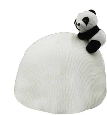 Copri casco decorativo in peluche a forma di animale – Calda copertura per casco da sci, simpatica copertura per casco da sci per bambini, spessa fornitura invernale per ragazzi e ragazze